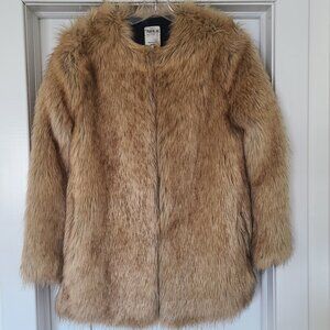 ZARA TRAFALUC FAUX FUR COAT